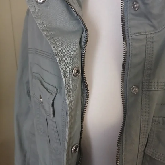 Women's Kensie Lightweight Zip-Up Utility XL Desert Sage.  NWT - Picture 6 of 8